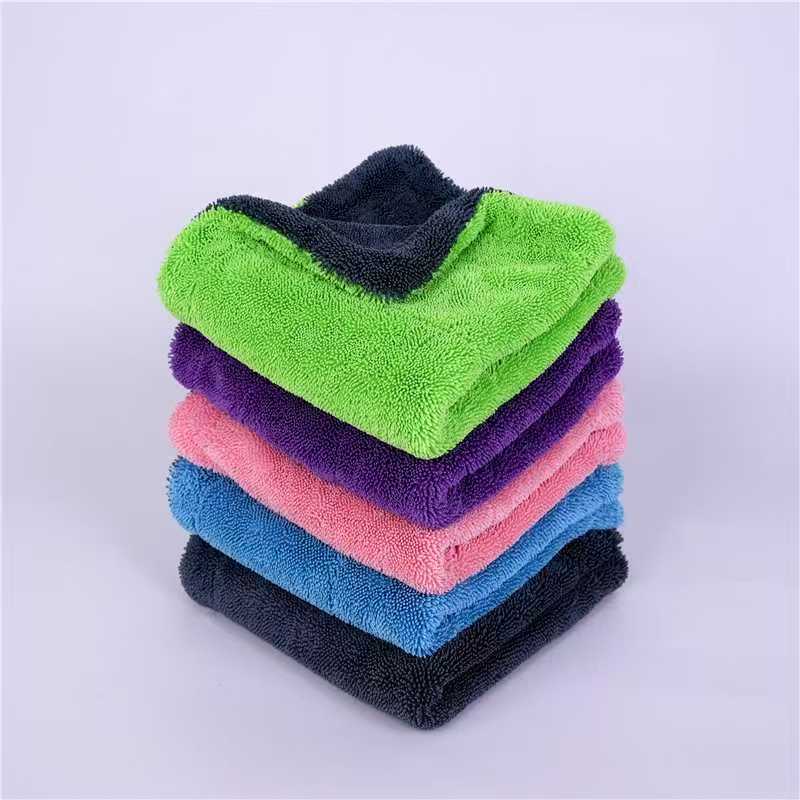 Braid Towel 1200G Thickened Twisted Car Wash Towel Polyester Fiber Spiral Wool Towel - Image 1